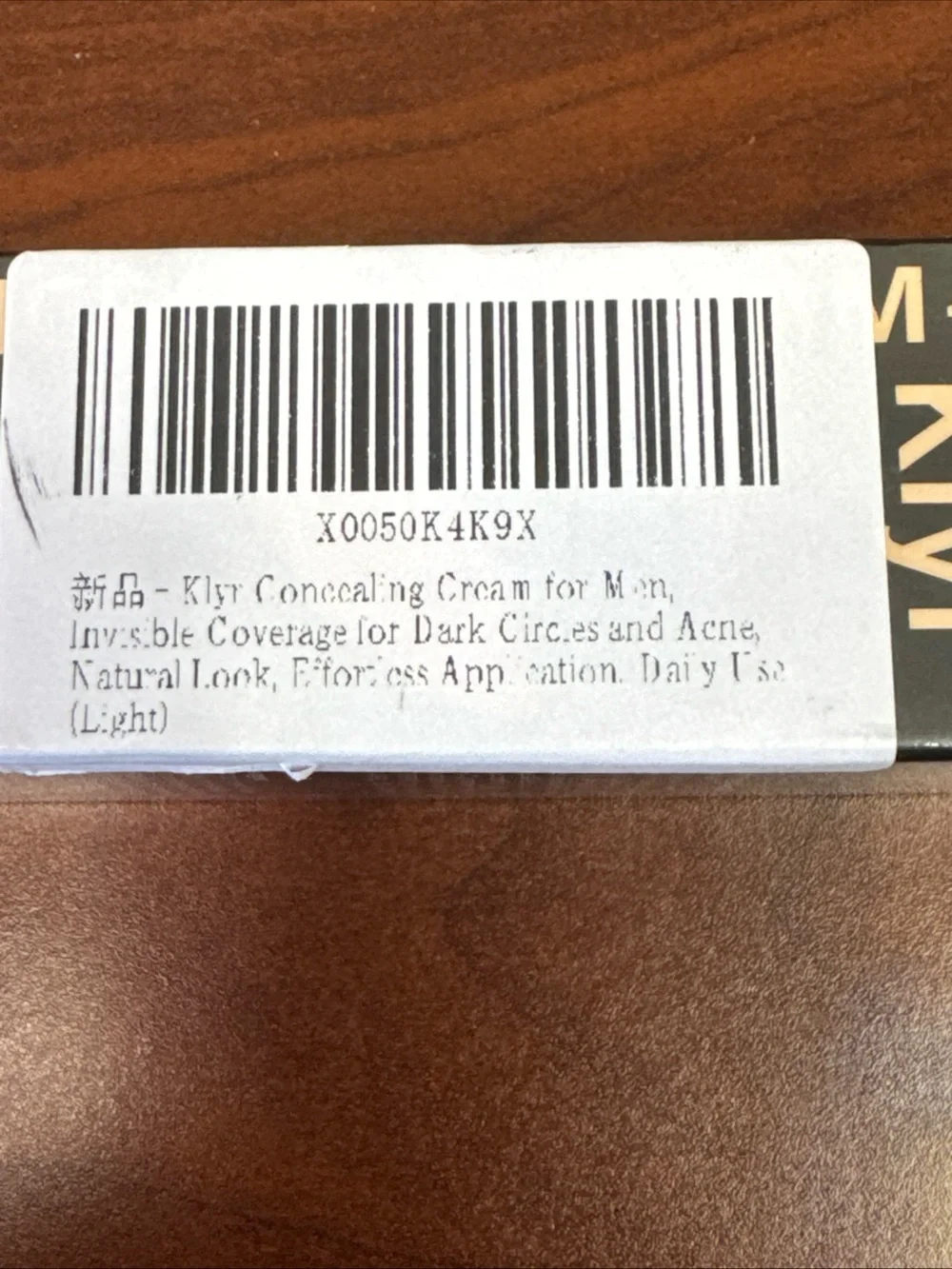 Klyr Mens Luxury Concealer Cream (Shade Light) Full Coverage Concealer